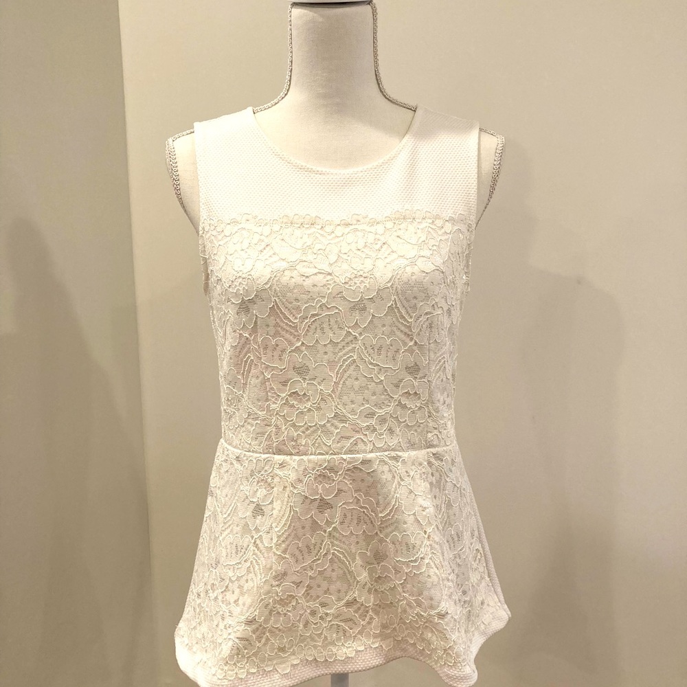 H&M white sleeveless tank